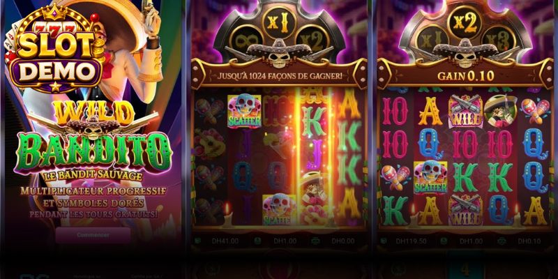 Gambar suasana slot Wild Bandito tema koboi Meksiko