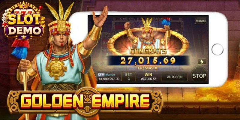 Tampilan utama permainan slot Golden Empire online